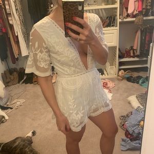 Lace romper